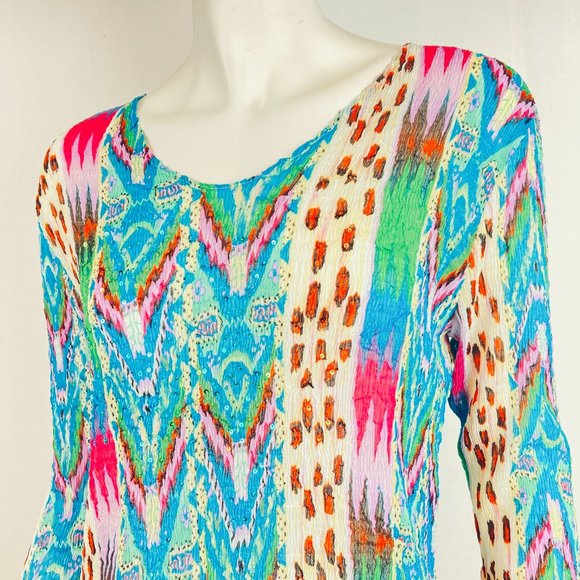 Alberto Makali Sequined Crinkle Stretchy Top - Picture 3 of 14